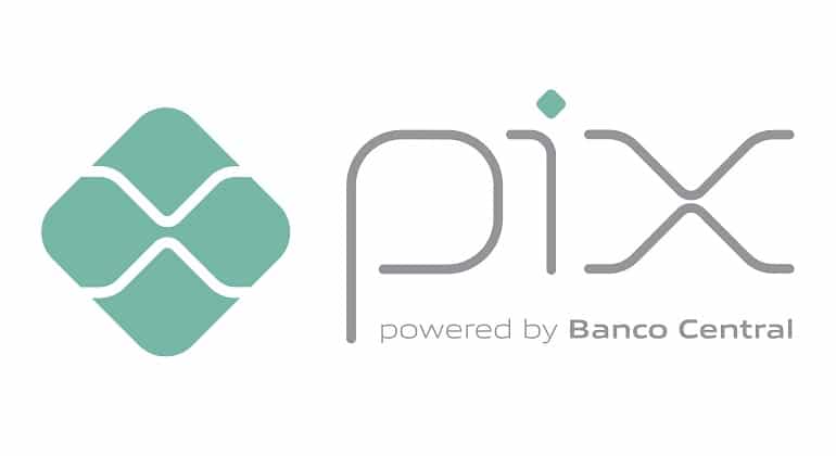 Logo do PIX, sistema de pagamentos instantâneos criado pelo Banco Central do Brasil